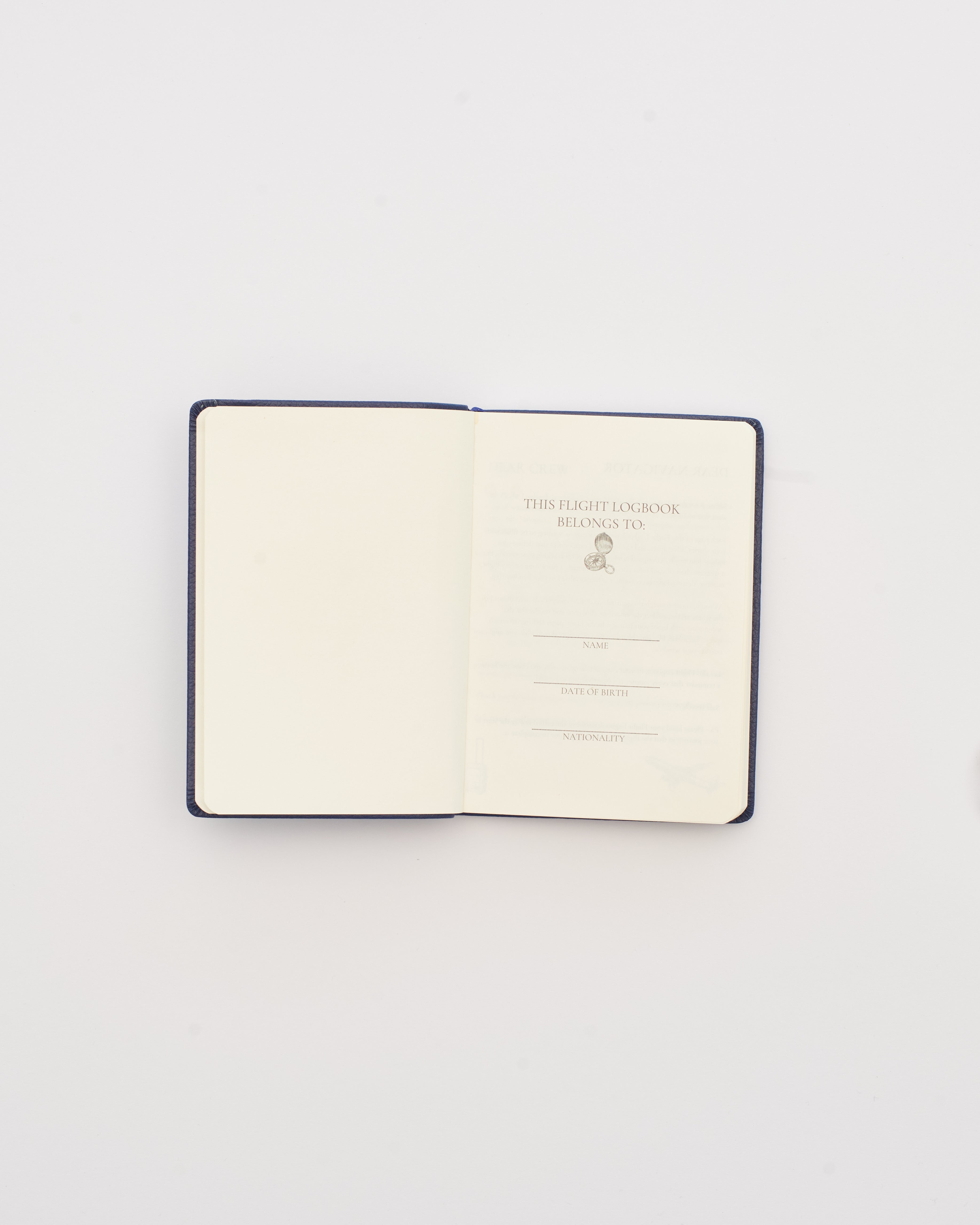 Flight Logbook Royal Blue – The Navigators